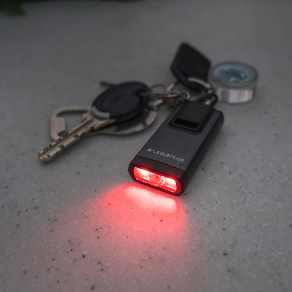 Ledlenser K6R Keychain Light - Grey