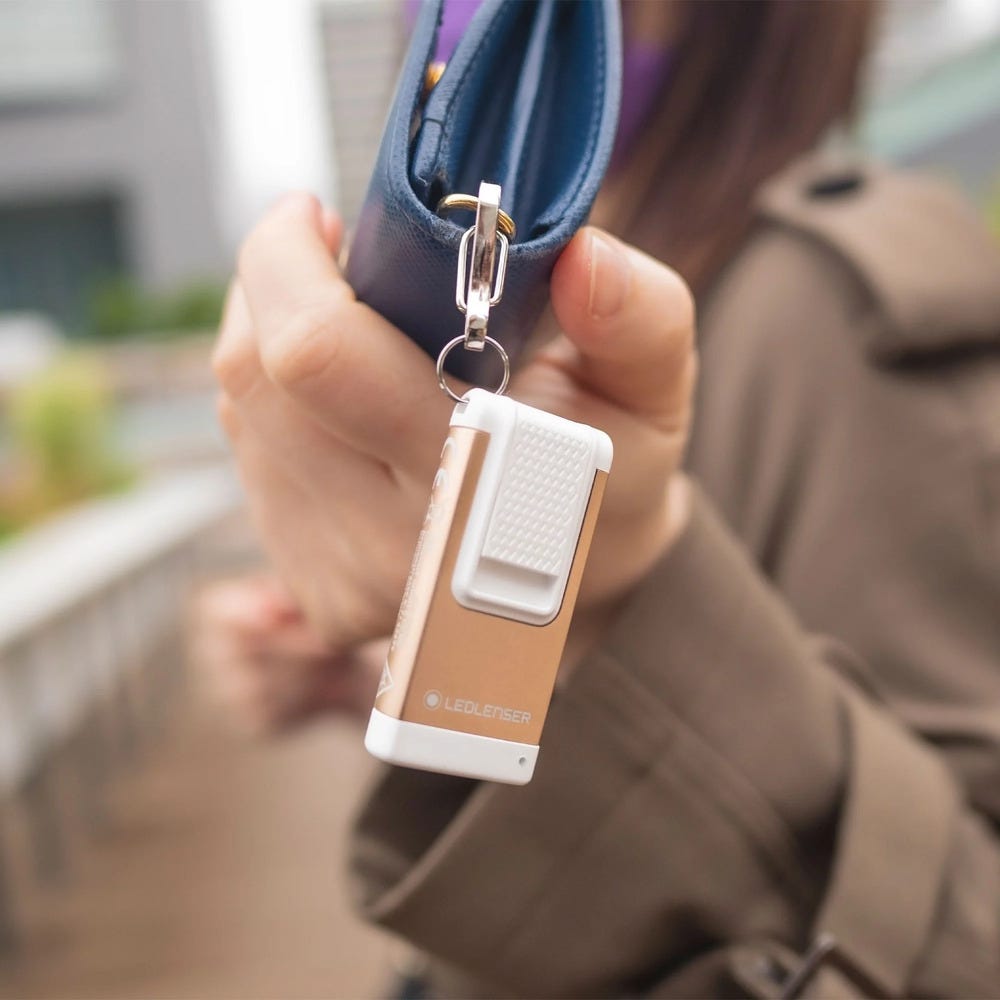 Ledlenser K6R Keychain Light - Rose Gold