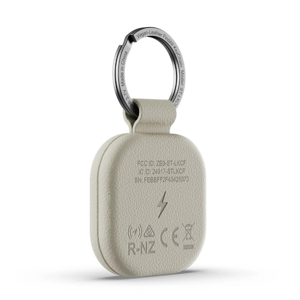 Satechi Vegan-Leather FindAll Keychain (Sand) 