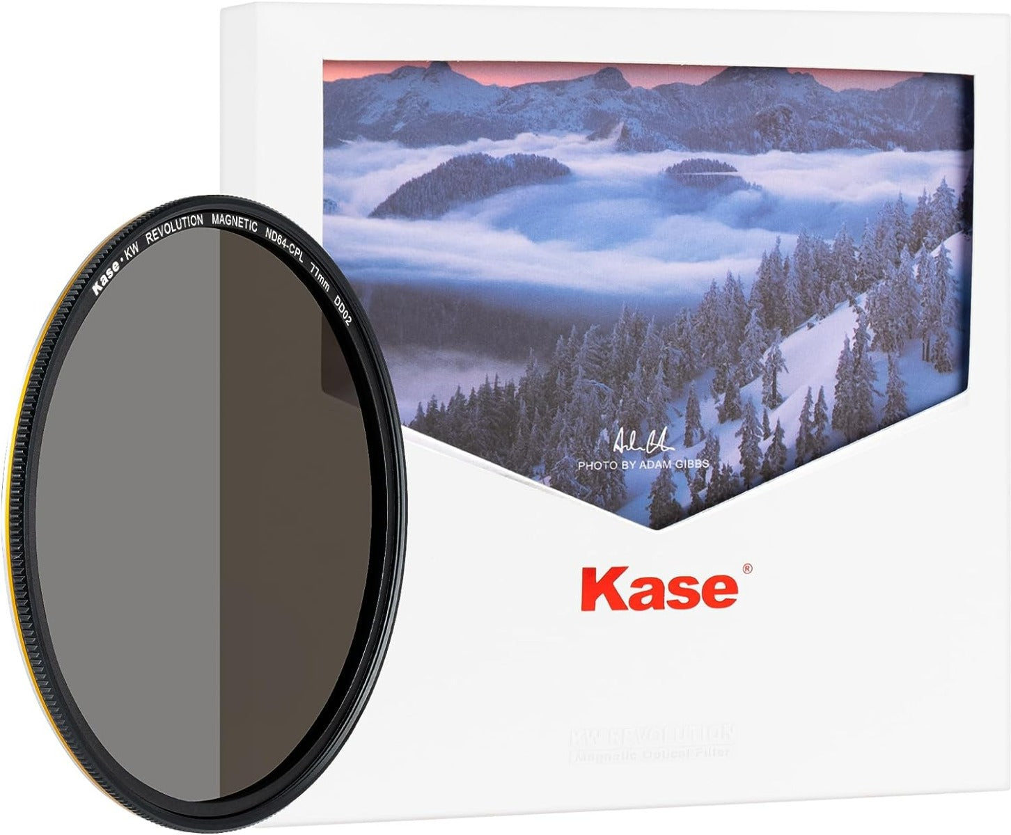 Kase Wolverine Revolution 77mm Magnetic CPL ND64 6 Stop ND Combo