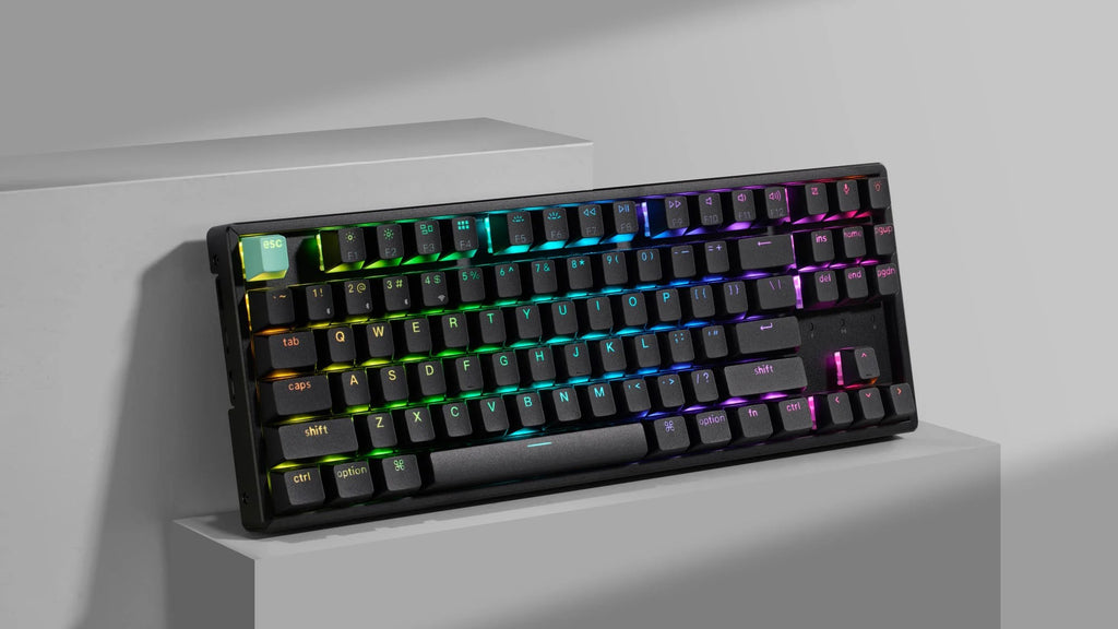 Keychron K8 HE Magnetic TKL Keyboard (Black) (Gateron Nebula Switch)