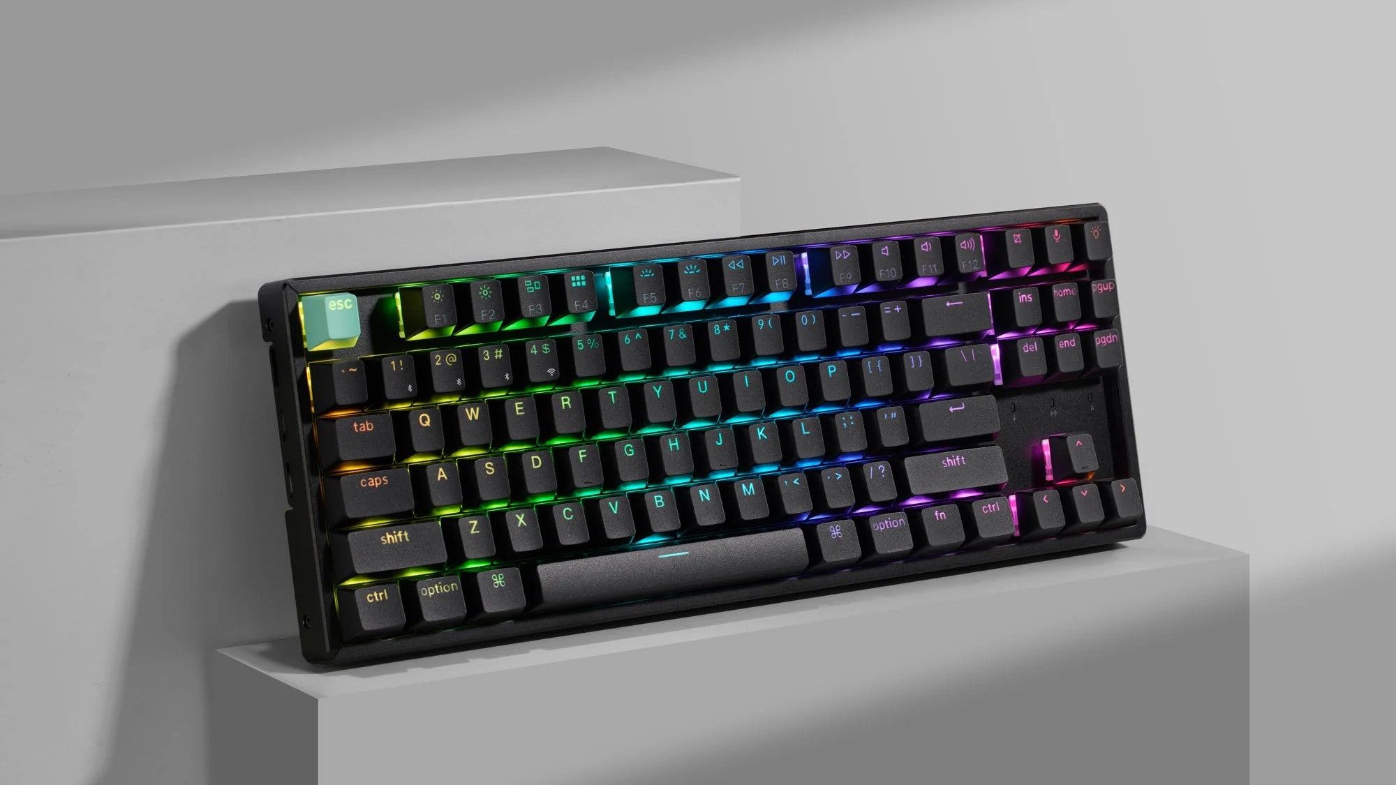 Keychron K8 HE Magnetic TKL Keyboard (Black) (Gateron Nebula Switch)