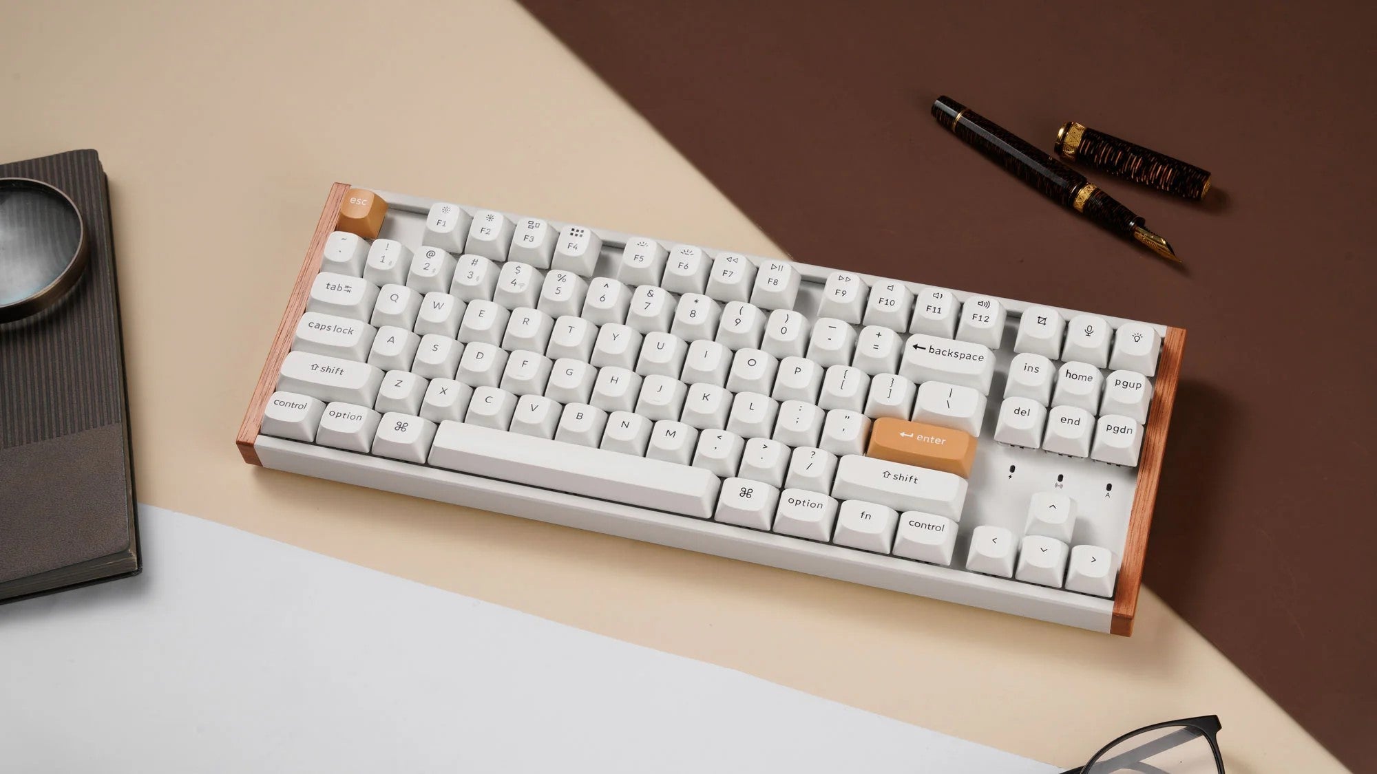 Keychron K8 HE Magnetic TKL Keyboard (White) (Gateron Nebula Switch) [Special Ed]