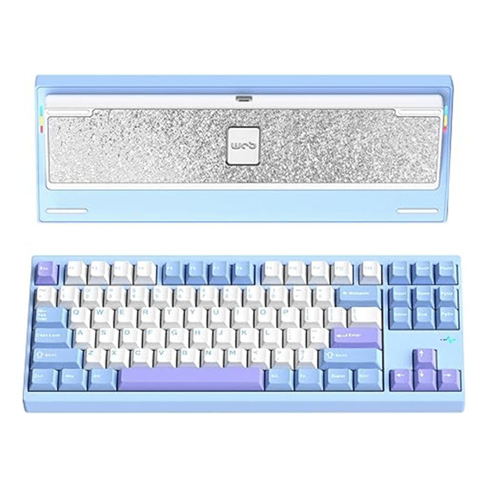 WOBKEY Crush80 Reboot Pro TKL RGB Wireless Keyboard (Blue) (Cocoa Switch)