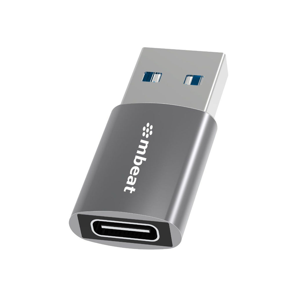 Mbeat Elite USB 3.0 (Male) to USB-C (Female) Adapter (Space Grey)