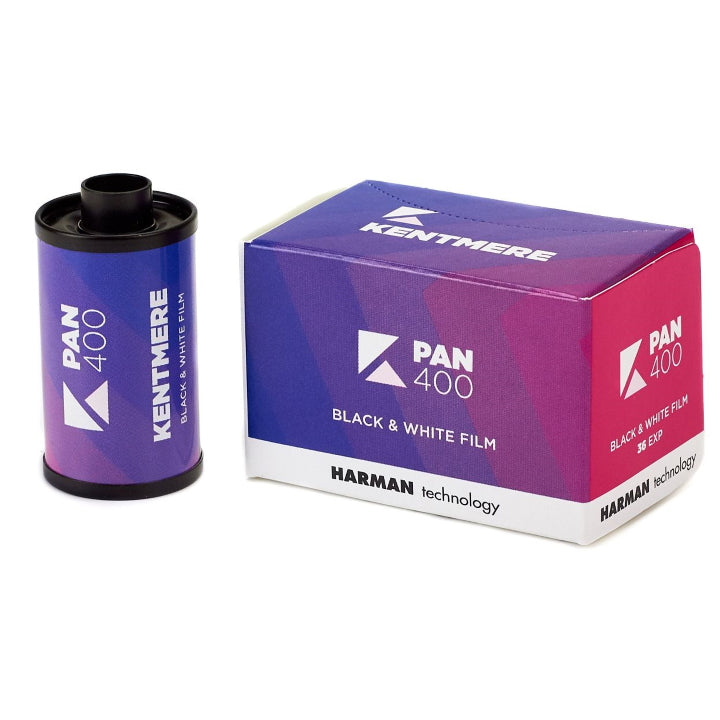 Kentmere 400 ASA Black and White Negative Film (35mm Roll Film, 36 Exposures)