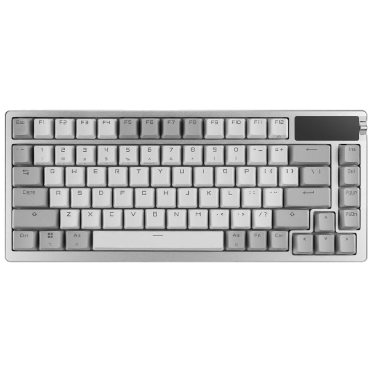 ASUS ROG AZOTH 75% Wireless Custom Gaming Keyboard (White) (Linear Switches)