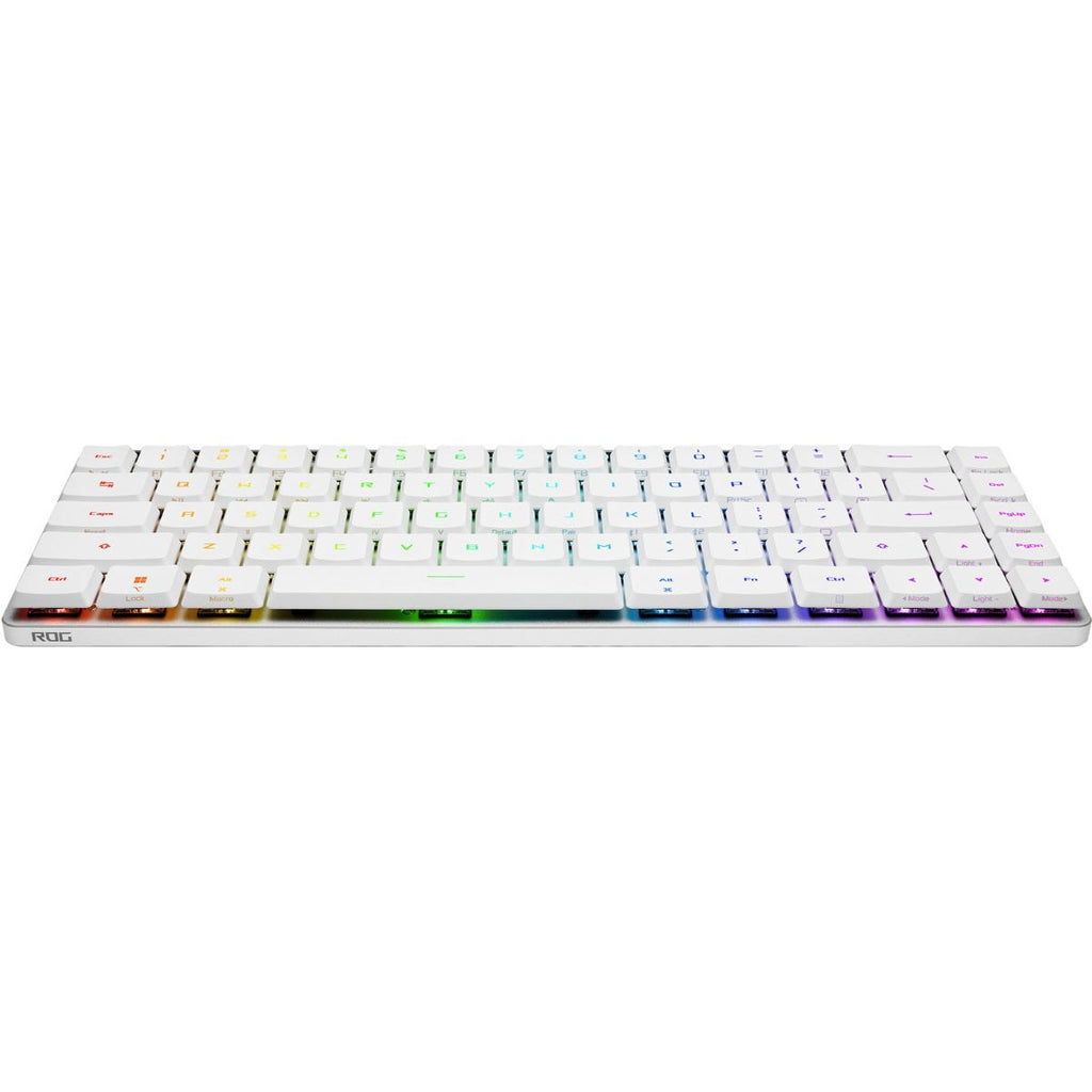 ASUS ROG FALCHION 65% Wireless Mechanical Gaming Keyboard (White) (Red Switches) 