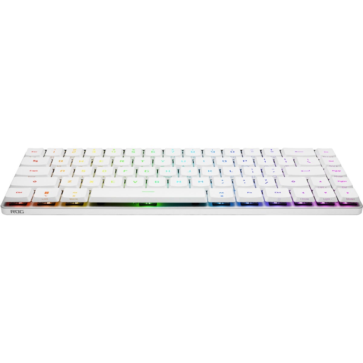 ASUS ROG FALCHION 65% Wireless Mechanical Gaming Keyboard (White) (Red Switches) 