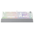 Fantech MK853 MAXPOWER RGB Gaming Mechanical Keyboard (White) (Outemu Blue Switch)