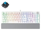 Fantech MK853 MAXPOWER RGB Gaming Mechanical Keyboard (White) (Outemu Blue Switch)