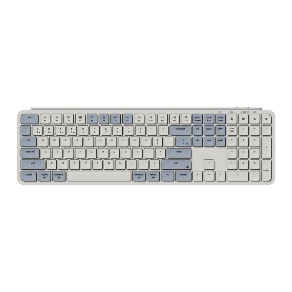Keychron B6 Pro Full Size Ultra-Slim Wireless Keyboard (Retro Blue) 