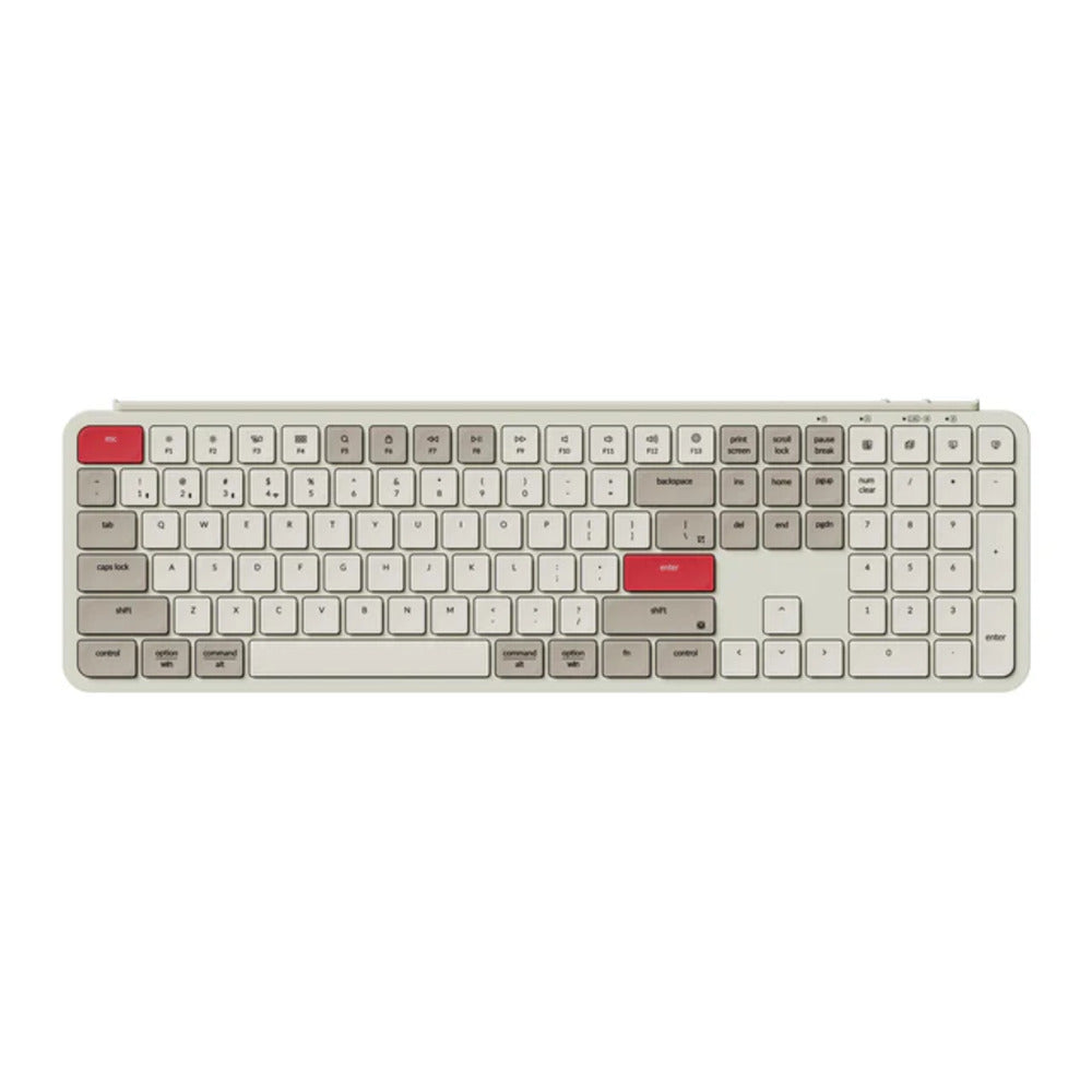 Keychron B6 Pro Full Size Ultra-Slim Wireless Keyboard (Retro Red)
