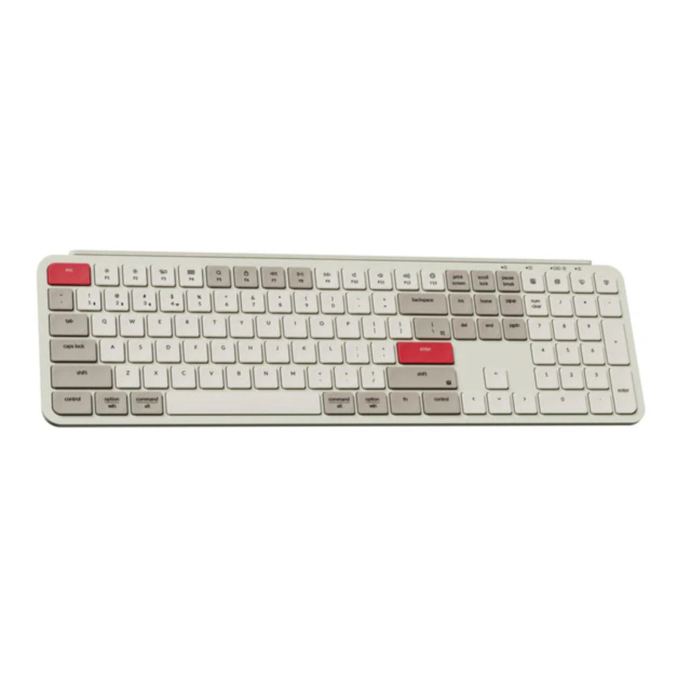 Keychron B6 Pro Full Size Ultra-Slim Wireless Keyboard (Retro Red)