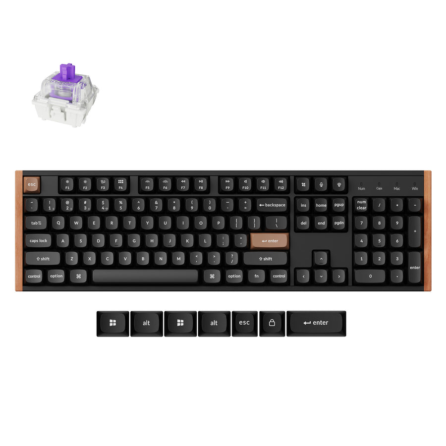 Keychron K10 HE Magnetic Full Size Keyboard (Black) (Gateron Nebula Switch) [Special Ed]