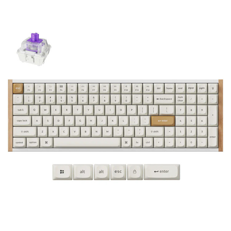 Keychron K4 HE Magnetic Keyboard (White) (Gateron Nebula Switch) [Special Ed]