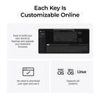 Keychron V1 Ultra 8K Wireless Mechanical Keyboard (Black) (Silk POM Switch - Red)
