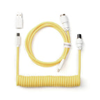 Keychron 8K Coiled Aviator Cable (Yellow)