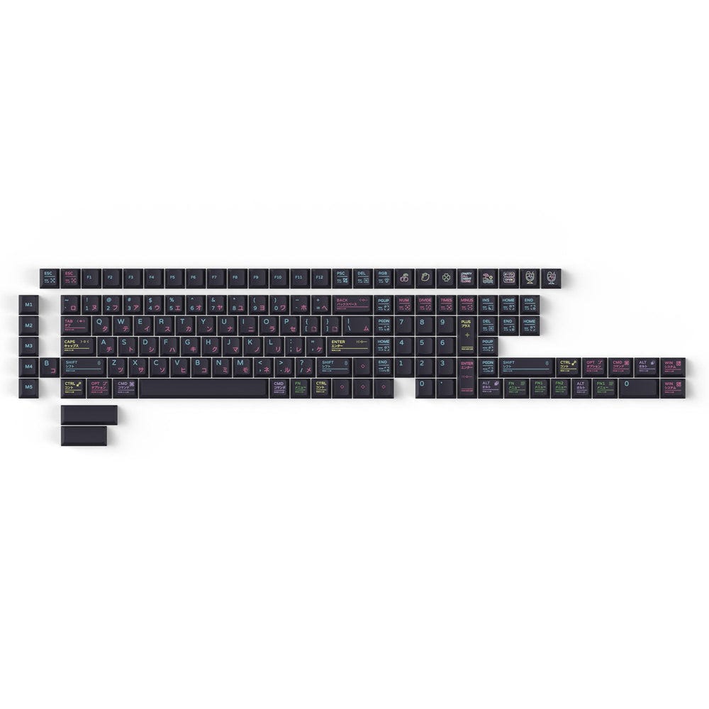 Keychron Cherry Profile PBT 140 pcs Keycap Set (Neon Night)