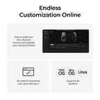 Open Box Keychron M6 Wireless Mouse (White) (8K Polling Rate)