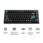 Keychron Q1 Ultra 8K Wireless Mechanical Keyboard (Black) (Silk POM Switch - Red)