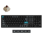 Keychron Q6 Ultra 8K Wireless Mechanical Keyboard (Black) (Silk POM Switch - Brown)