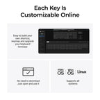 Keychron Q6 Ultra 8K Wireless Mechanical Keyboard (White) (Silk POM Switch - Red)