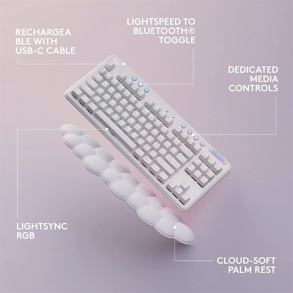 Logitech G715 RGB TKL Wireless Mechanical Gaming Keyboard (Aurora Collection)
