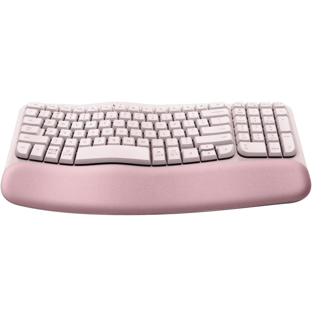 Logitech Wave Keys Wireless Ergonomic Keyboard (Rose)