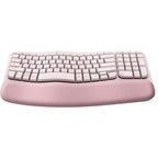Logitech Wave Keys Wireless Ergonomic Keyboard (Rose)