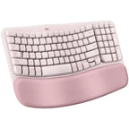 Logitech Wave Keys Wireless Ergonomic Keyboard (Rose)