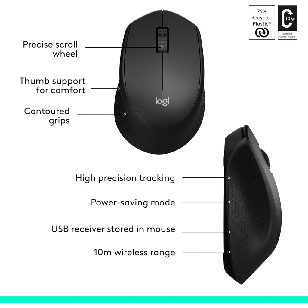 Logitech MK345 Wireless Keyboard and Mouse Combo