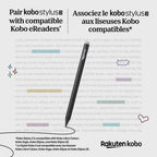 Kobo Libra Colour Black and Kobo Stylus 2 with Replacement Tips