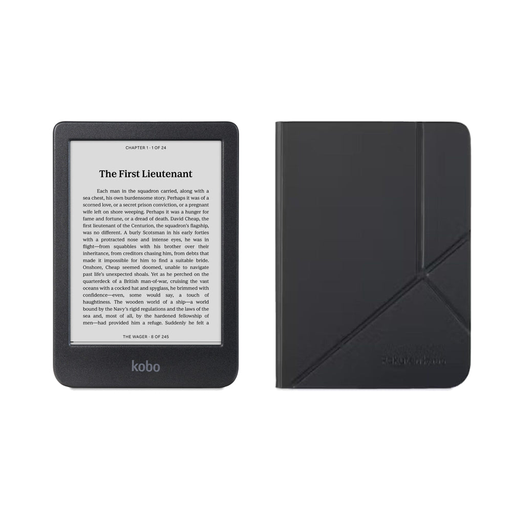 Kobo Clara Black and White SleepCover Case (Black) 