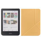 Kobo Clara Colour (Black) with SleepCover Case (Butter Yellow)