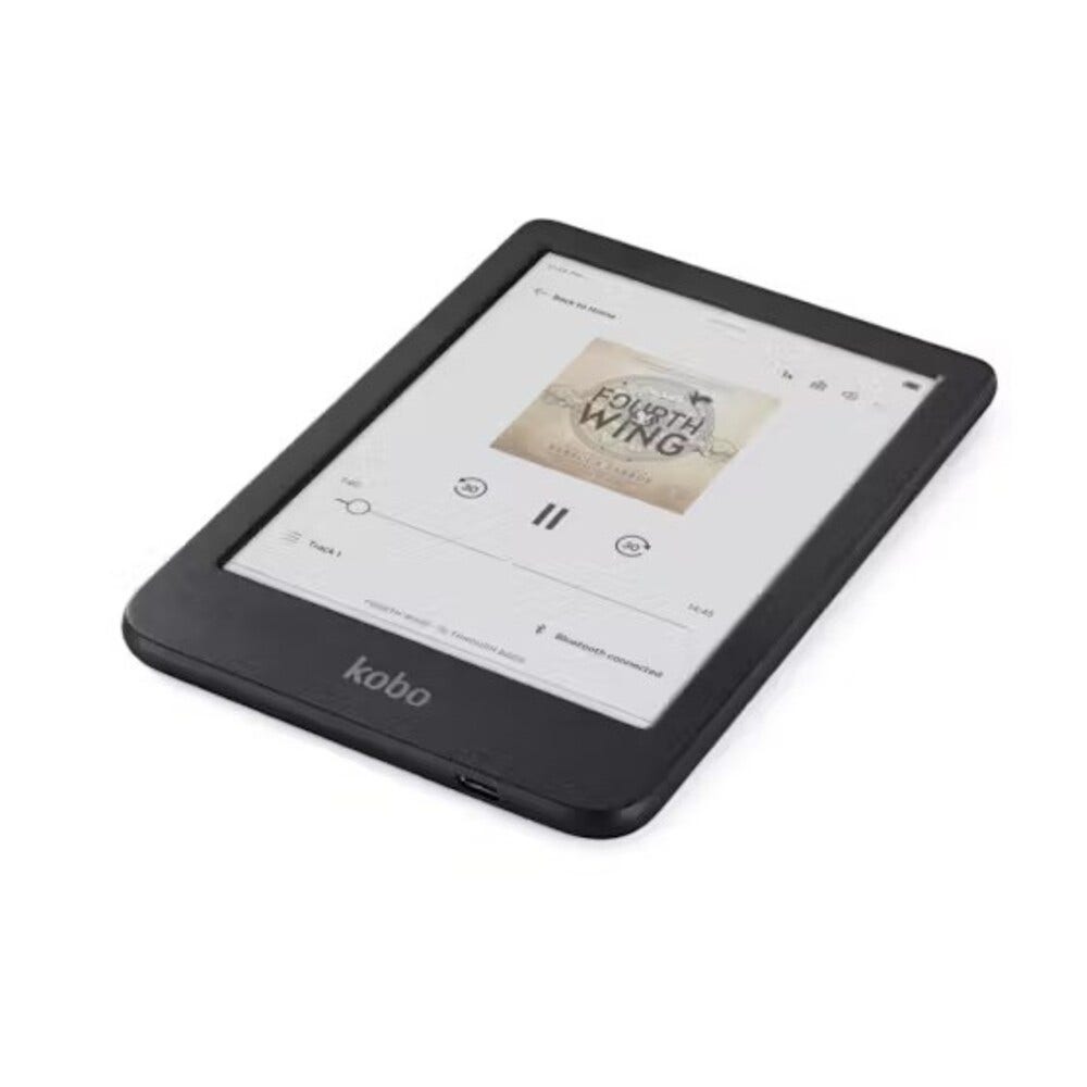 Kobo Clara Colour (Black) with SleepCover Case (Dusk Blue)