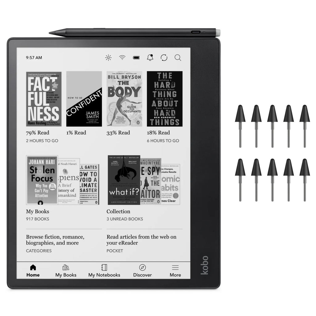 Kobo Elipsa 2E and Stylus 2 Bundle with Replacement Tips