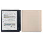 Kobo Libra Colour Black with Notebook SleepCover Case (Sand Beige)