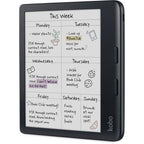 Kobo Libra Colour Black with Notebook SleepCover Case (Sand Beige)