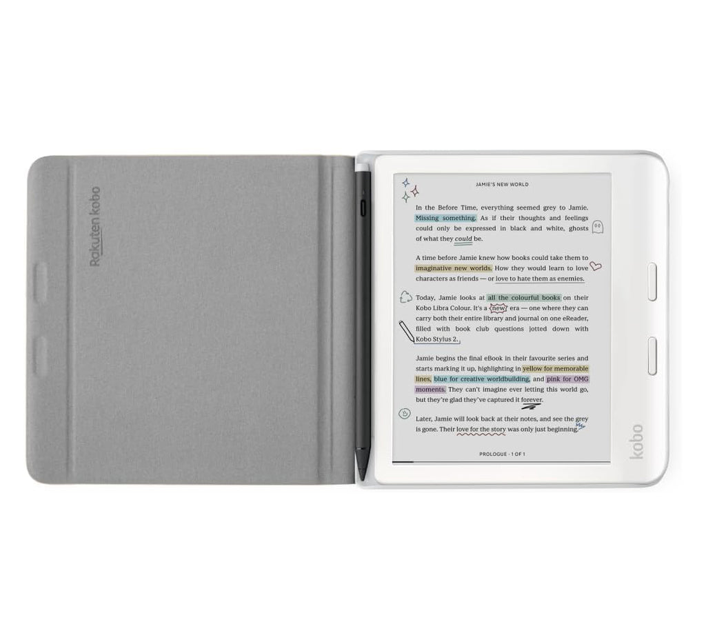 Kobo Libra Colour Notebook SleepCover Case (Sand Beige) 