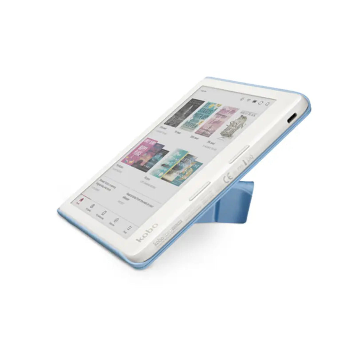 Kobo Libra Colour White with SleepCover Case (Dusk Blue) 