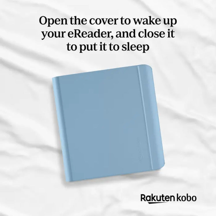 Kobo Libra Colour Black with SleepCover Case (Dusk Blue)