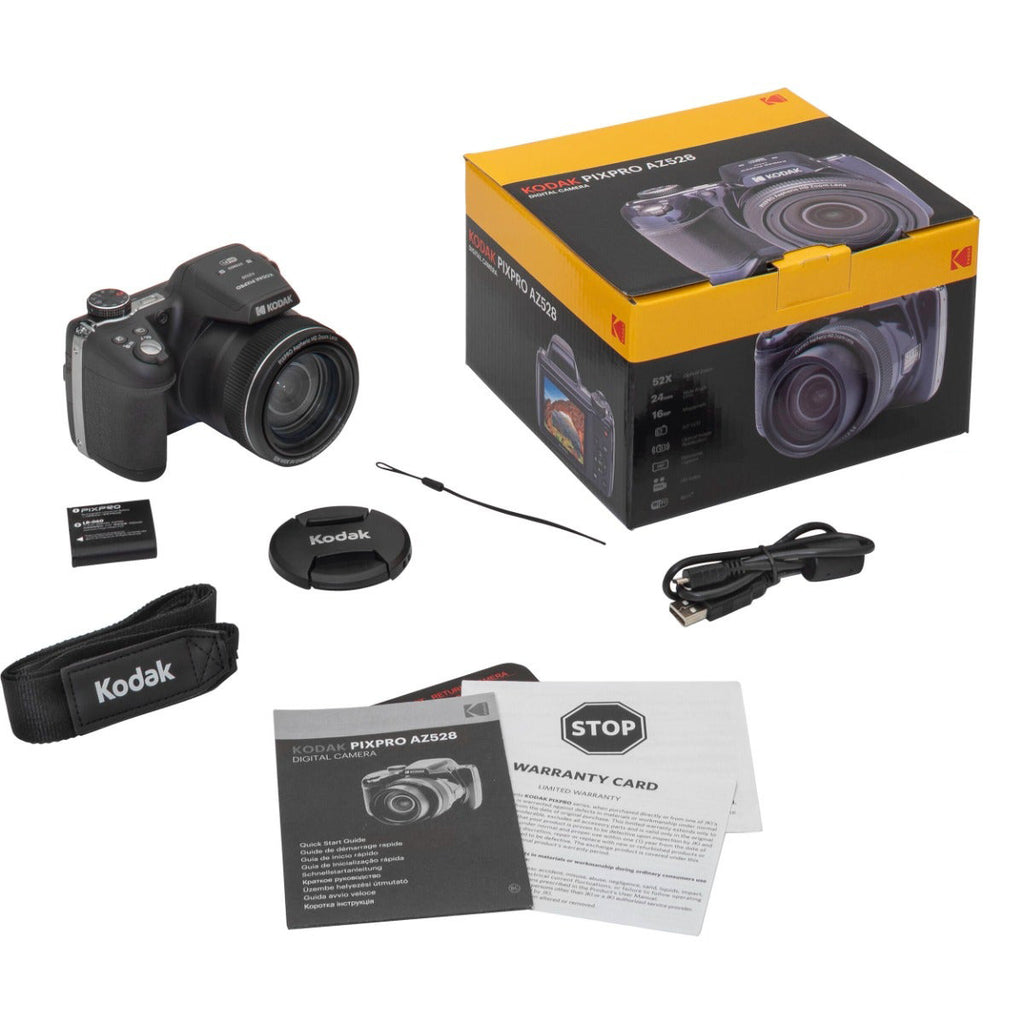 Kodak PIXPRO AZ528 Digital Camera (Black)