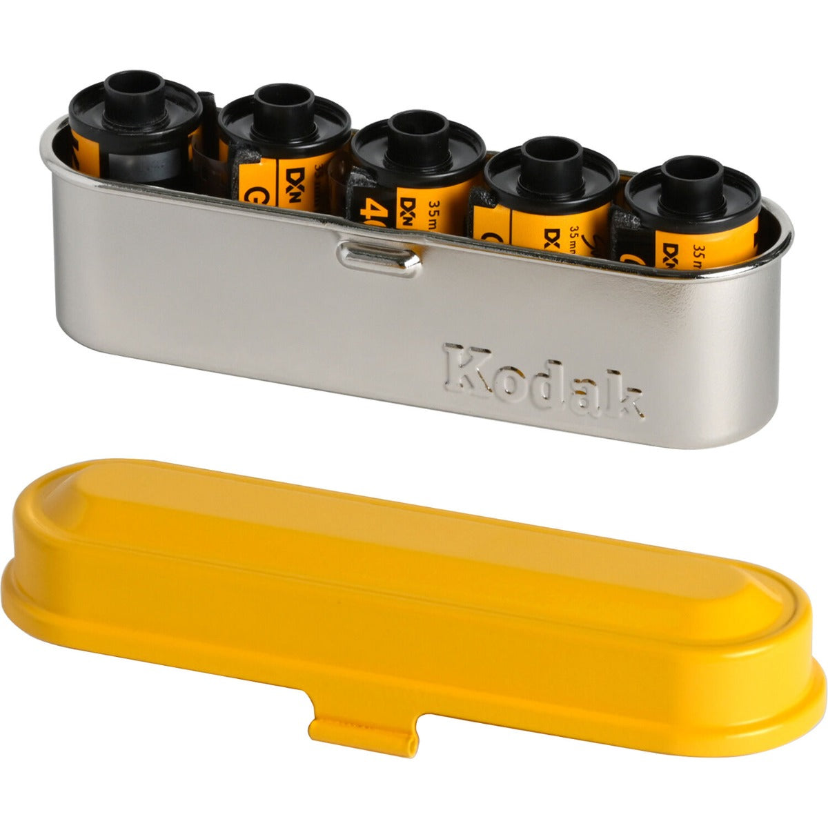Kodak Film Case 135 - Yellow/Silver