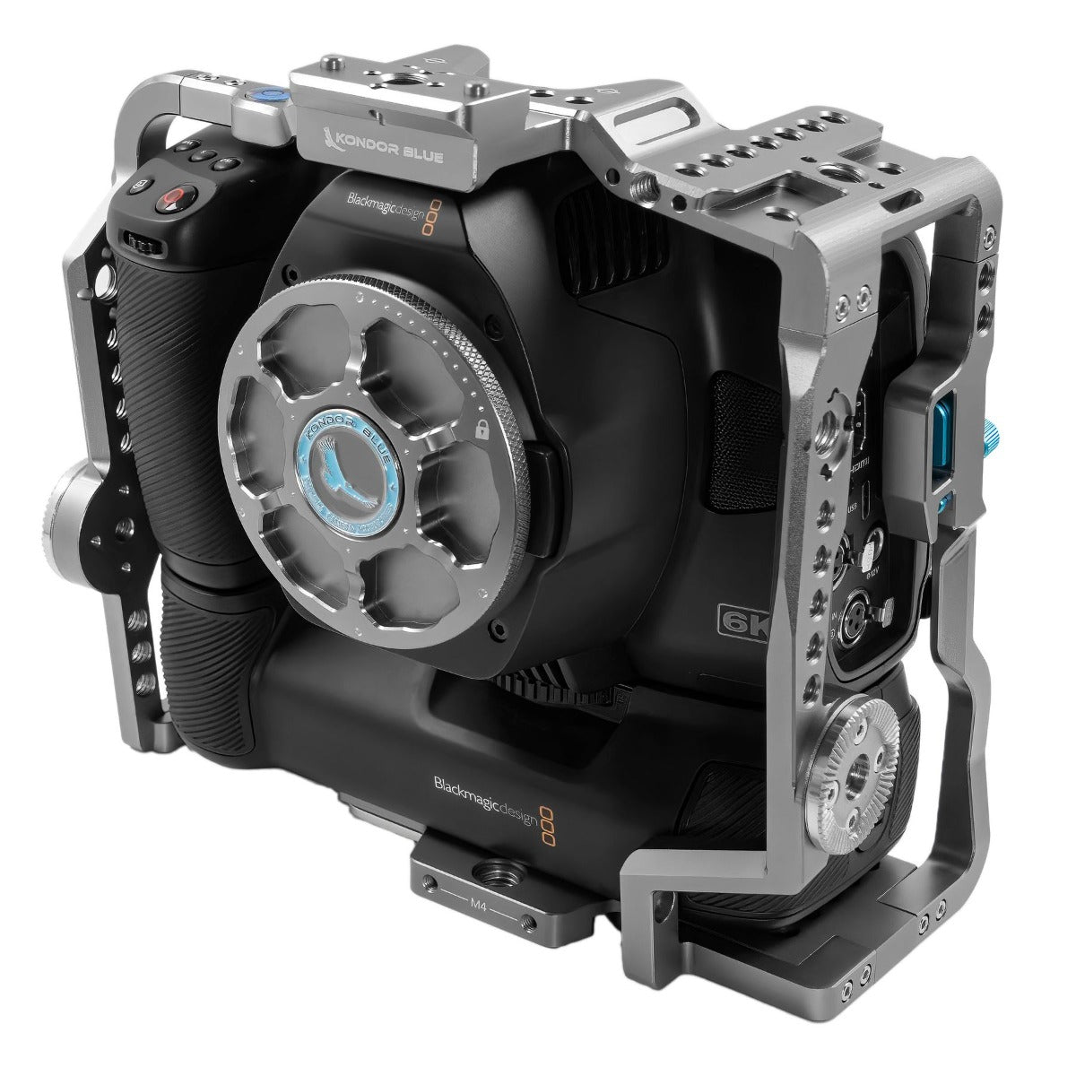 Kondor Blue BMPCC 6K Pro Battery Grip Cage (Space Gray)