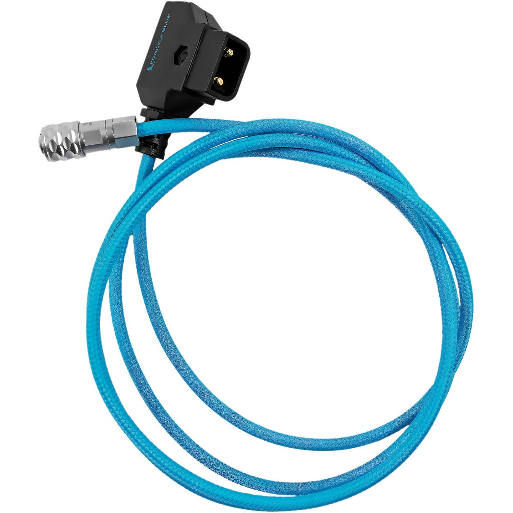 Kondor Blue 1.2m D-Tap to BMPC 4K/6K Power Cable - Blackmagic PocketCinema 4K DTap 1.2m Blue