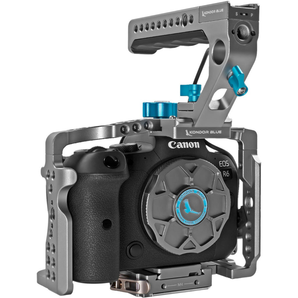Kondor Blue Canon R5/R6/R Full Cage with Top Handle