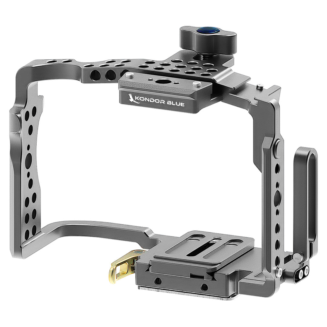 Kondor Blue Canon R5/R6/R Full Cage with Top Handle
