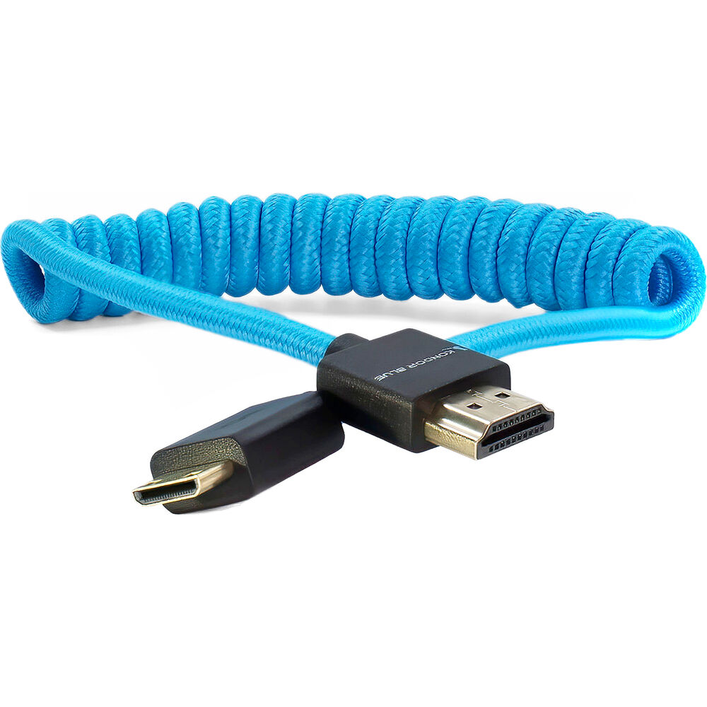 Kondor Blue Coiled Mini HDMI to Full HDMI (12-24)
