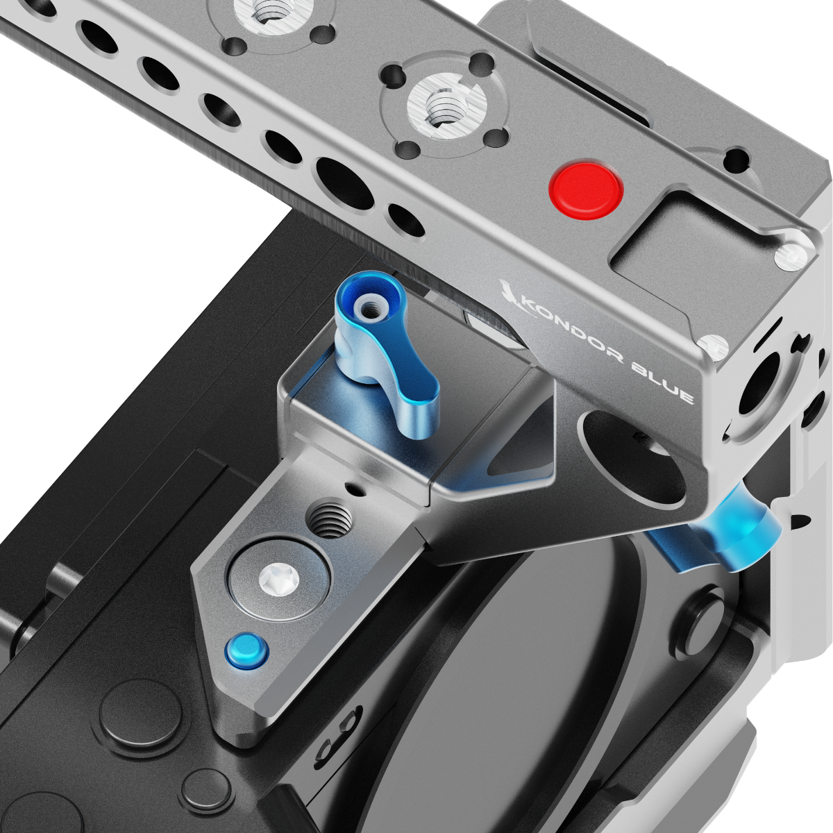 Kondor Blue Sony FX3 Cage - Space Gray Cage with Trigger Handle